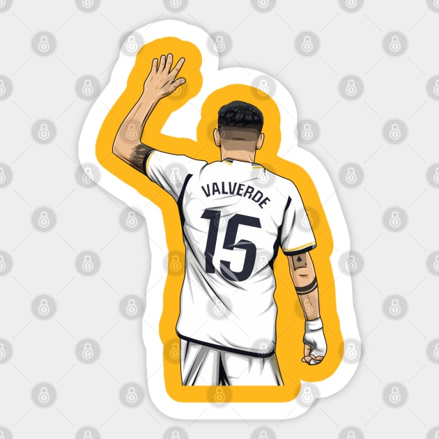 Federico Valverde Sticker by Aldduardo